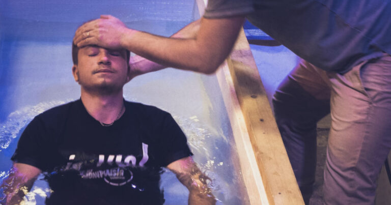 Water baptism and the laying on of hands